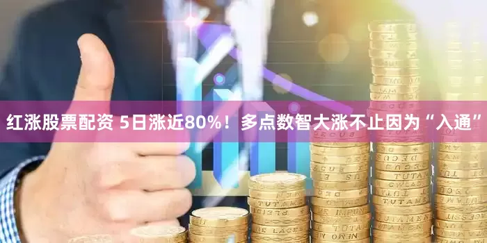 红涨股票配资 5日涨近80%！多点数智大涨不止因为“入通”